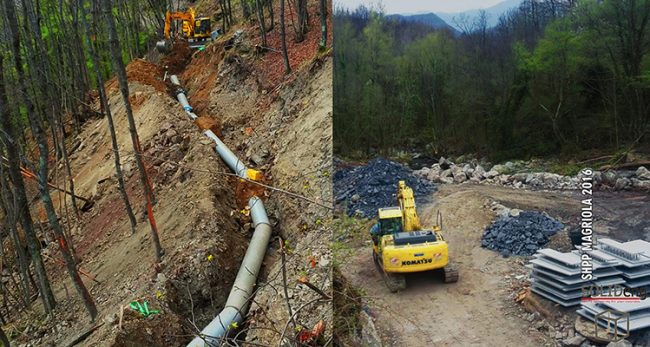 SHPP MAGRIOLA sul T. Magriola in Pontremoli (MS).